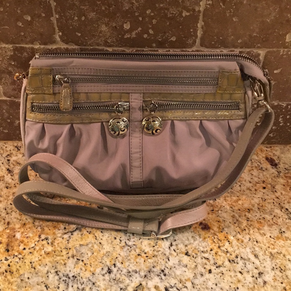 Brighton Silver & Gray Shoulder Bag